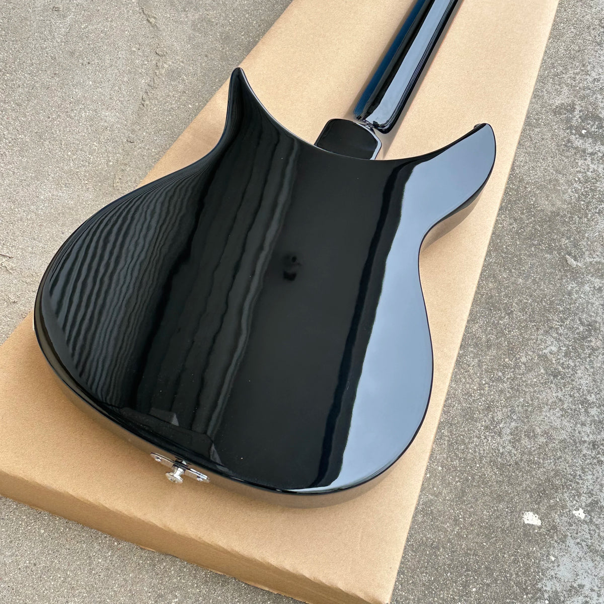 Guitarra eléctrica Johnlennon modelo 325, color negro, 3 mini pastillas, guitarra de alta calidad, en stock, envío rápido