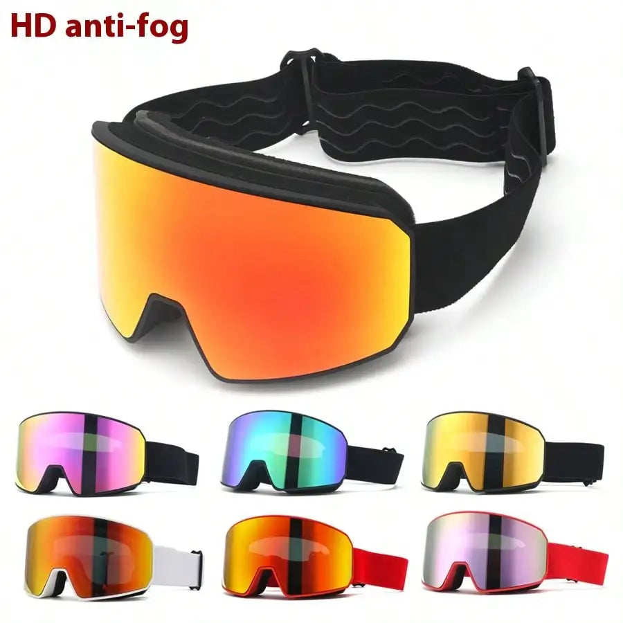 Gafas de Esquí Antivaho de Doble Capa, Gafas Deportivas para Exteriores con Protección UV, Equipo de Protección Ocular para Senderismo en Nieve y Montaña
