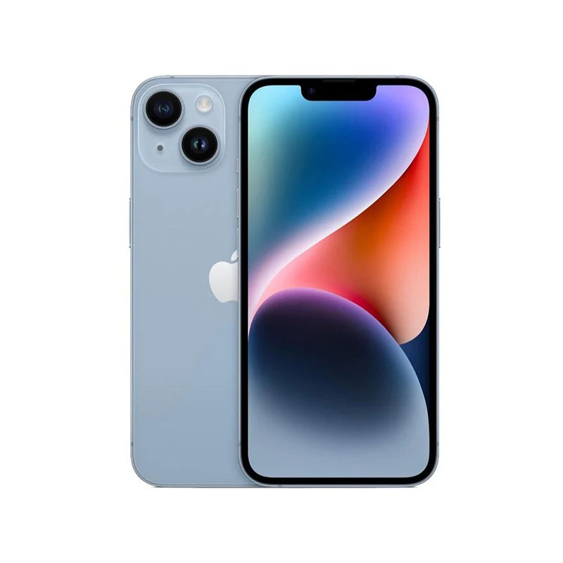iPhone 14 5G Apple reacondicionado, 128 GB/256 GB ROM, Face ID, pantalla Super Retina OLED de 6,1 pulgadas, 12 MP, NFC, excelente estado