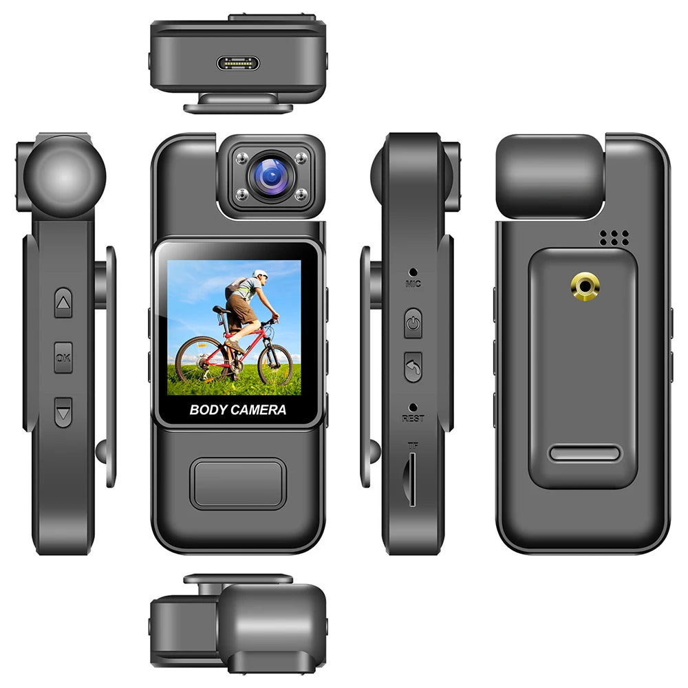 Mini cámara Ultra HD 4K WiFi, grabadora de vídeo Digital portátil, BodyCam de policía, visión nocturna infrarroja, videocámara deportiva DV para montar