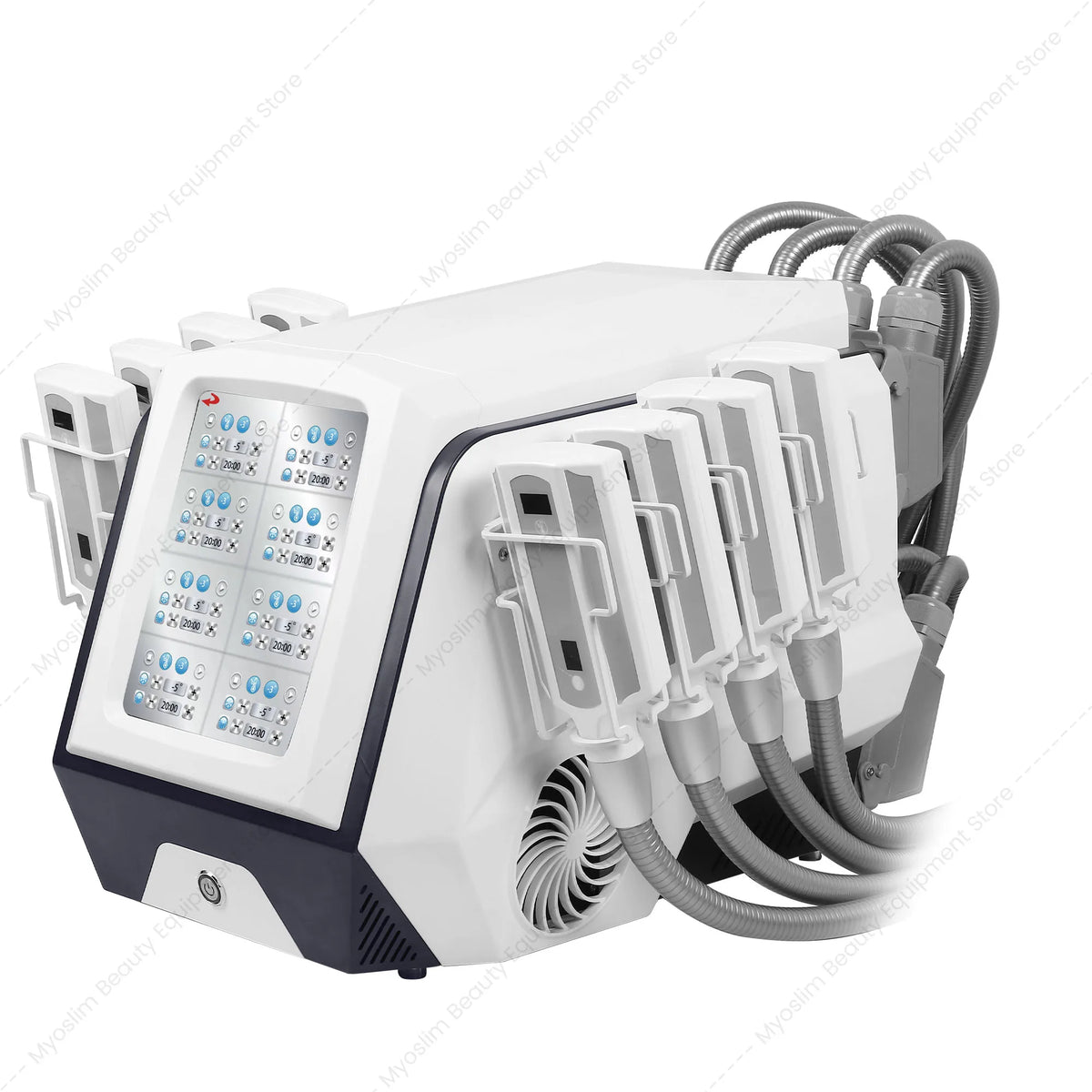 Máquina de Criolipólisis Profesional para Pérdida de Peso, Eliminación de Celulitis, Adelgazamiento Corporal, con 8 Placas