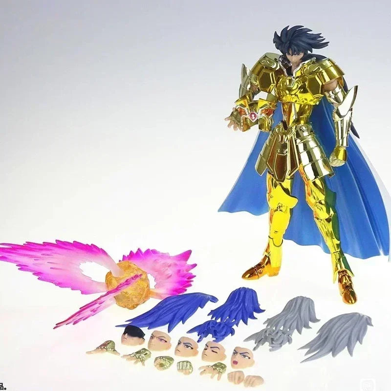 En stock: Figuras de acción de los Caballeros de Oro de Saint Seiya Myth Cloth EX: Capricornio Shura / Leo Aiolia / Aries Mu / Libra Dohko / Virgo