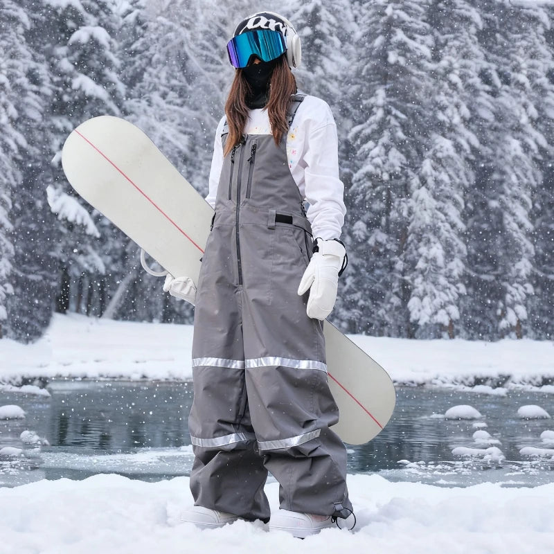 Pantalones de Nieve Unisex 2026, Impermeables, Resistentes al Viento, Talla Grande, para Snowboard y Actividades al Aire Libre