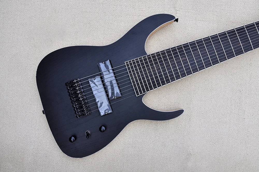 Guitarra Eléctrica de 10 Cuerdas con Diapasón de Palisandro, Herrajes Negros, Servicio de Personalización