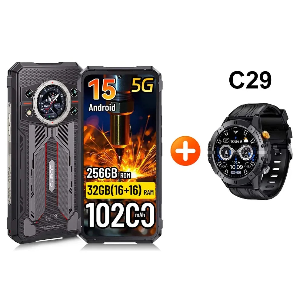 [Envío desde Polonia] Smartphone resistente 5G Cubot KingKong 11 16GB(8+8)GB+256GB 32GB(16+16)+256GB 10200mAh 6.72'' Teléfono móvil NFC Android 15