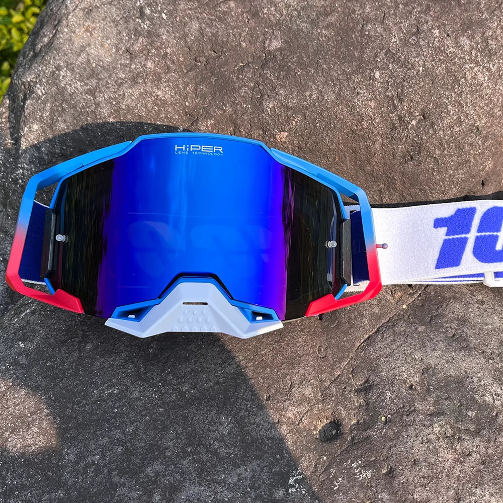Gafas de Motociclismo Todoterreno, Antipolvo, Antiviento, Gafas Deportivas para MX, ATV, Ciclismo, Esquí, Snowboard, Protección