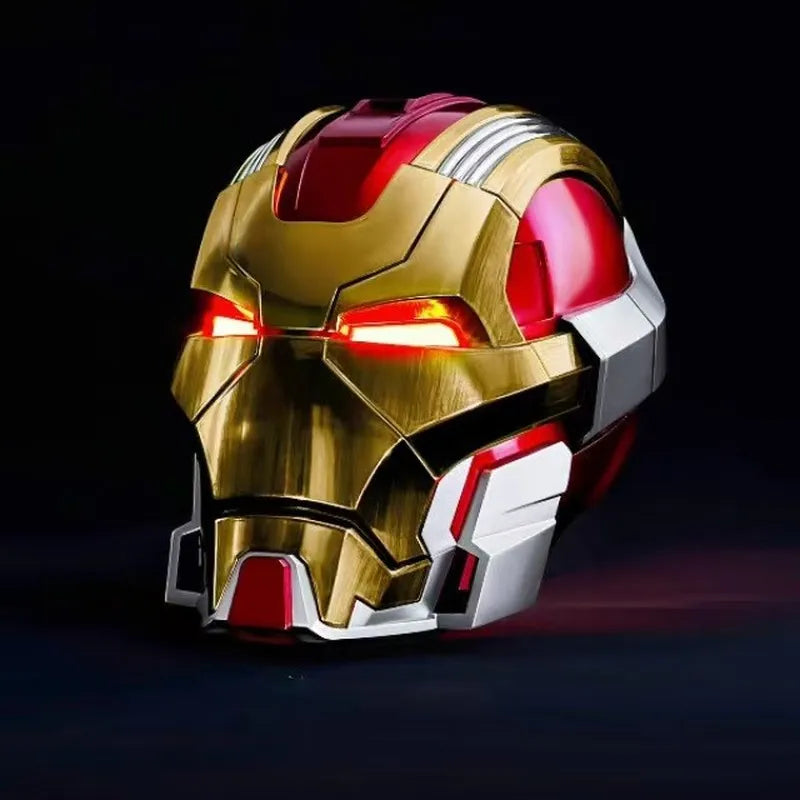 En Stock: Casco de Iron Man Mark17 con Control por Voz, Apertura y Cierre Automático Eléctrico, Máscara Mecha Usable, Regalo Personalizado para Fans