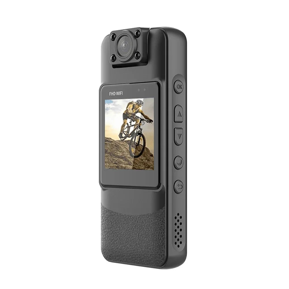 Mini cámara 4K UHD WiFi, grabadora de Audio y vídeo Digital portátil, BodyCam de policía, visión nocturna, deportes, DV, videocámara pequeña para bicicleta