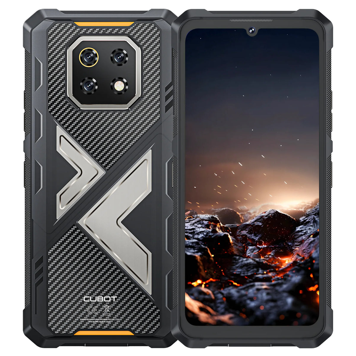 Smartphone resistente y delgado Cubot KingKong ES 3 Android 15, batería de 10200mAh, 16GB de RAM (6+10), 256GB de ROM, pantalla de 6,745 pulgadas a 120Hz, NFC