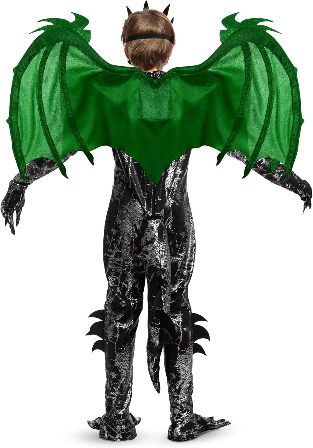 Disfraz de dragón para niños de Halloween de Sloosh Creations, juego de alas de dragón, cola y máscara para Halloween.