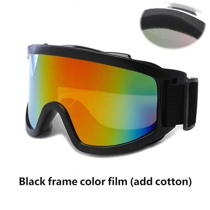 Gafas de Sol para Esquí de Invierno, Gafas de Nieve para Adultos, Gafas de Montaña con Amplio Campo de Visión, Antideslumbrantes, Gafas de Sol para Escalada, Gafas de Sol para Ciclismo de Invierno 2028