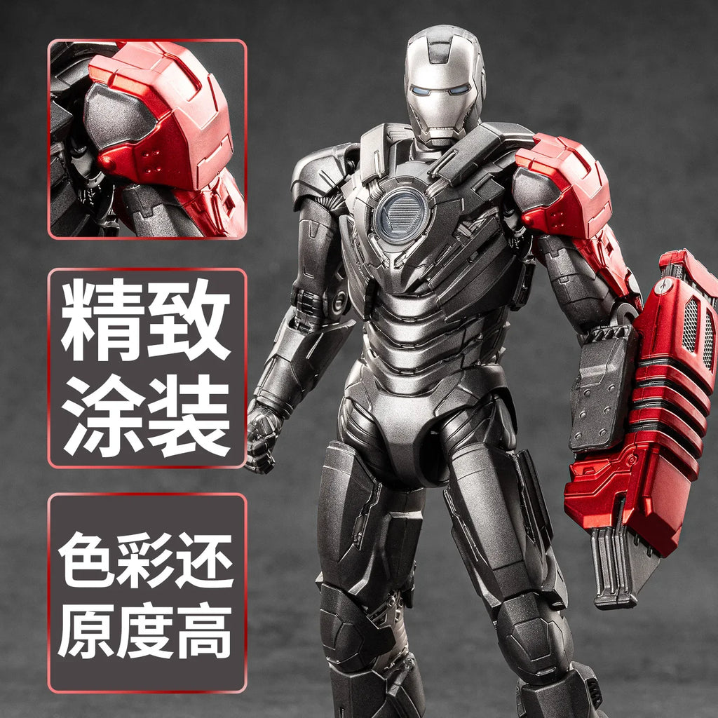 Figura de acción articulada de Iron Man MK29 de ZD Toys, ideal como regalo de cumpleaños.