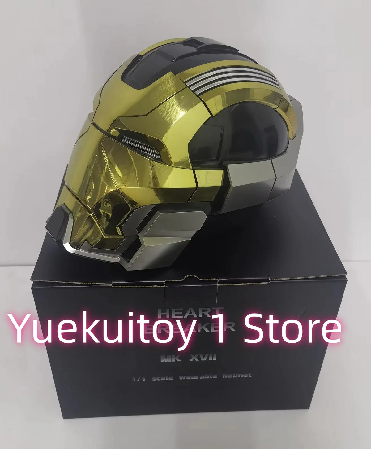 Casco de Iron Man Mk5 Mk50 Mk17 Recién Mejorado, Edición de Colección, Regalo para Coleccionistas