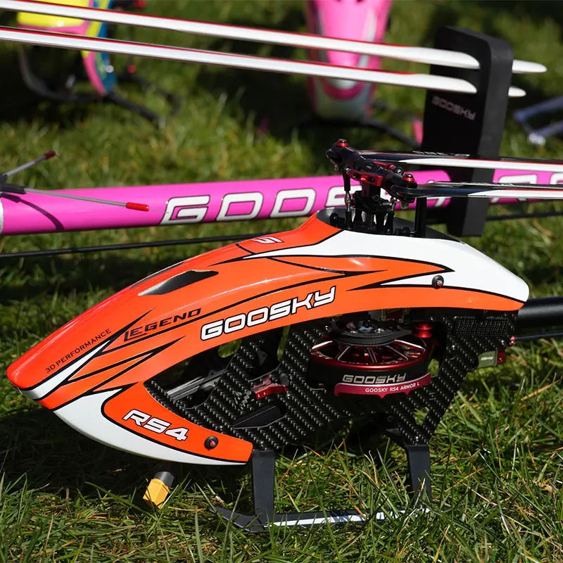 Helicóptero RC Goosky RS4 Venom Combo KIT/PNP, Avión de Control Remoto Profesional para Hombres y Niños, Radiocontrol Inalámbrico