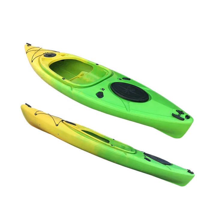 Kayak de Pesca Oceánica Económico de 3.08M (10 pies) Rotomoldeado, Canoa Individual con Remo