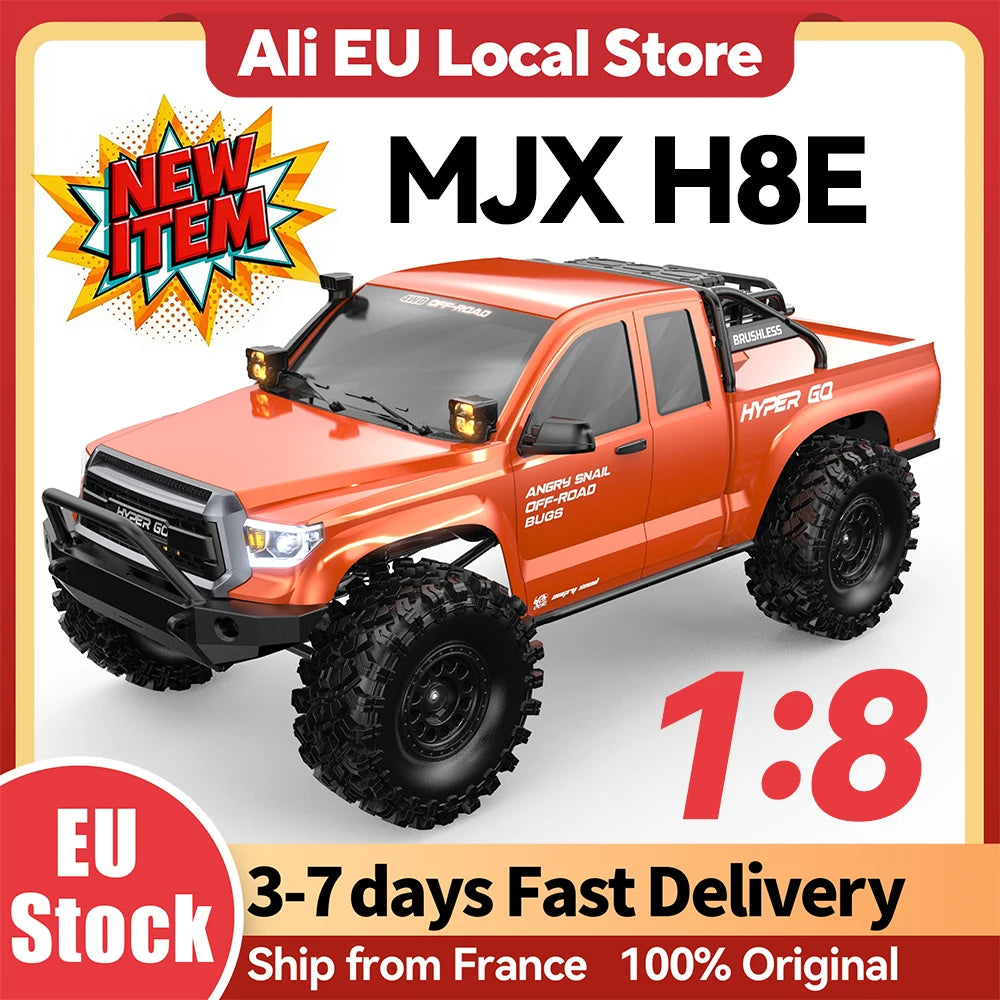 NUEVO Hyper Go MJX H8E, Camioneta Todoterreno RC sin Escobillas a Escala 1/8, 8 Canales, Control Remoto 2.4G, Servo de 35KG, Vehículo de Hobby, Regalos para Adultos