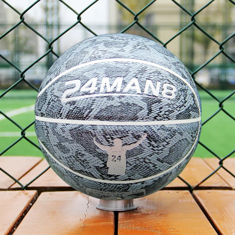 Balón de baloncesto Sanhuan Original, tamaño 7, pelota de baloncesto estándar de goma de alta calidad, deportes de entrenamiento al aire libre o interior