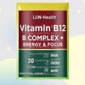 30 Parches Transdérmicos de Vitamina B12 Metilcobalamina con Folato, Biotina y Vitamina C para una Energía Duradera y Saludable