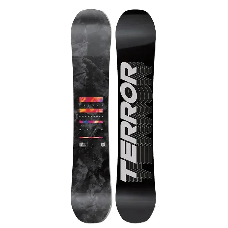 Conjunto de Tabla de Snowboard Commander para Adultos, Estilo Libre y All-Mountain: Equipo Profesional para Hombres y Mujeres