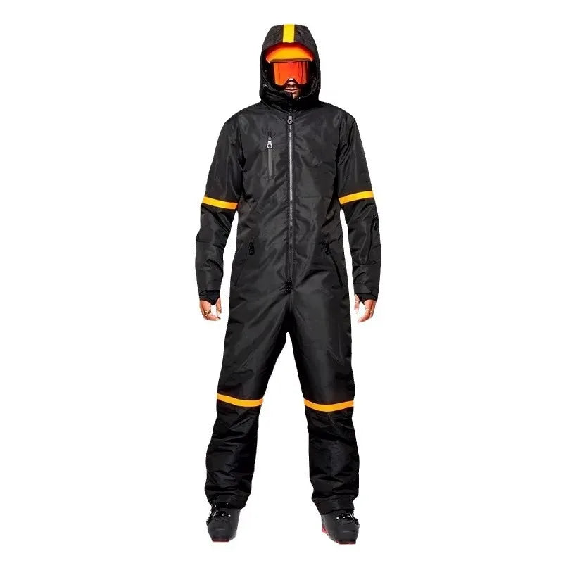 Traje de Esquí de una Pieza para Hombre y Mujer, Impermeable, Cortavientos, Mono para Snowboard, Cálido, Aislado, para Deportes de Nieve al Aire Libre en Invierno