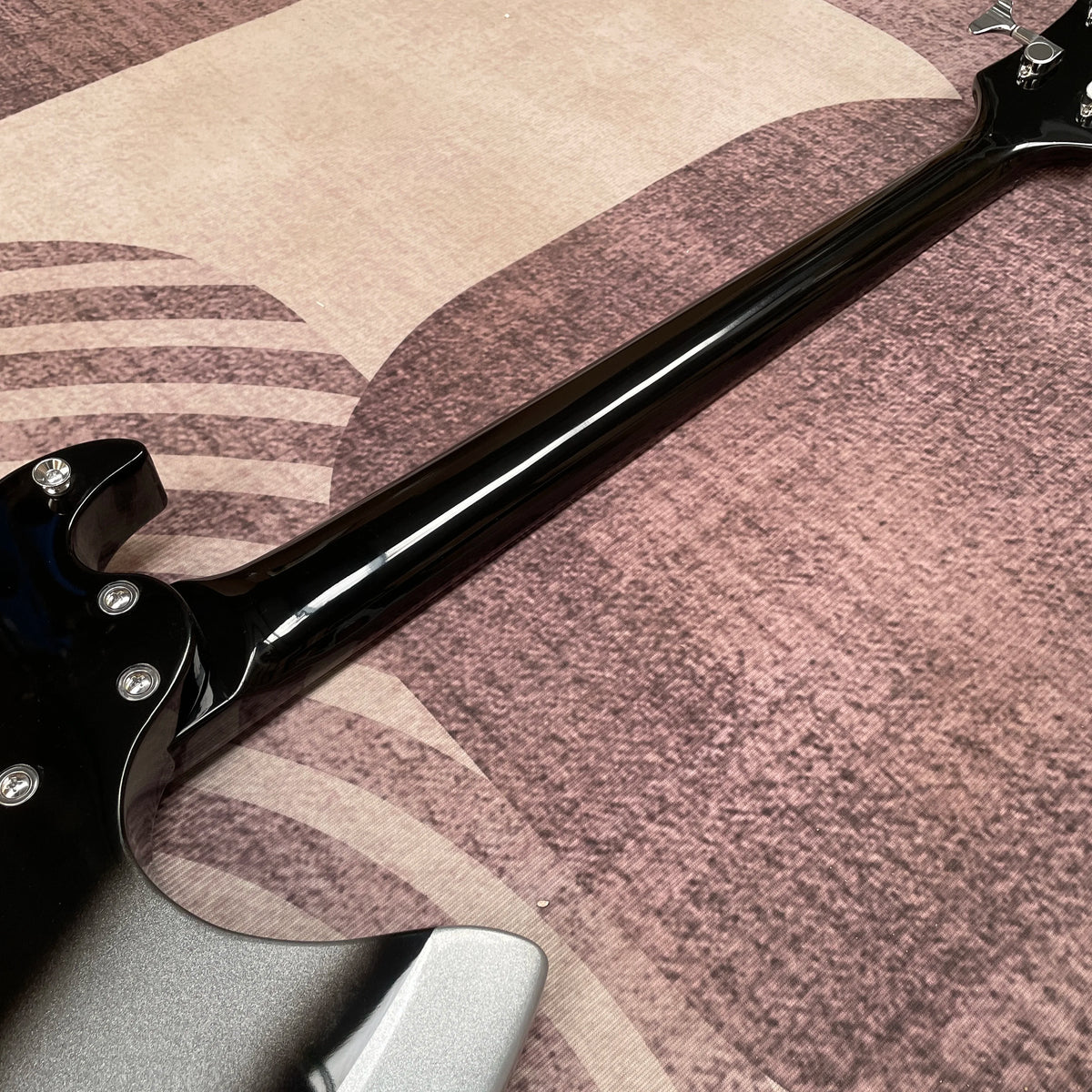 Bajo eléctrico Axe Bass para zurdos, 4 cuerdas, cuerpo de madera maciza, forma especial, envío gratis