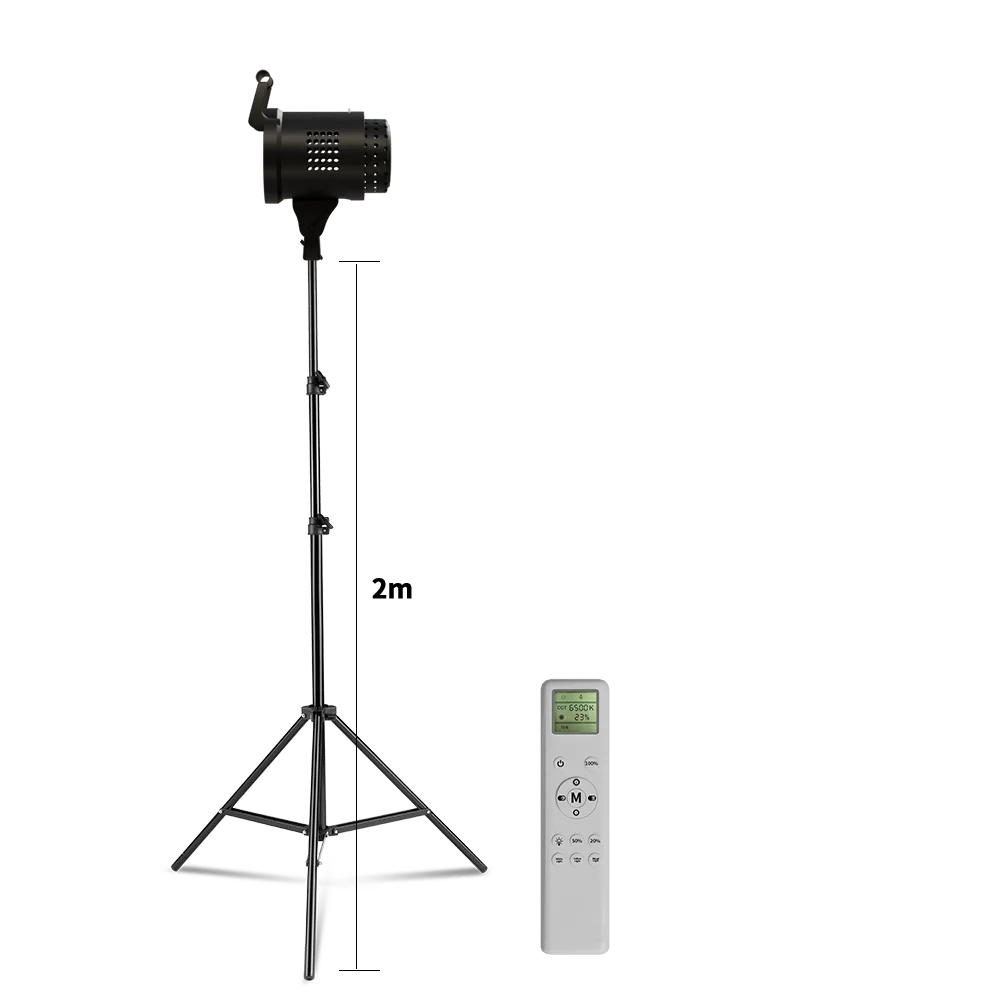 Lámpara LED de estudio para fotografía de 135 W, con sistema Bowens, para iluminación de video, con luz natural equilibrada, flash para retratos, accesorios de estudio, 3000-6000 K, 3 colores.