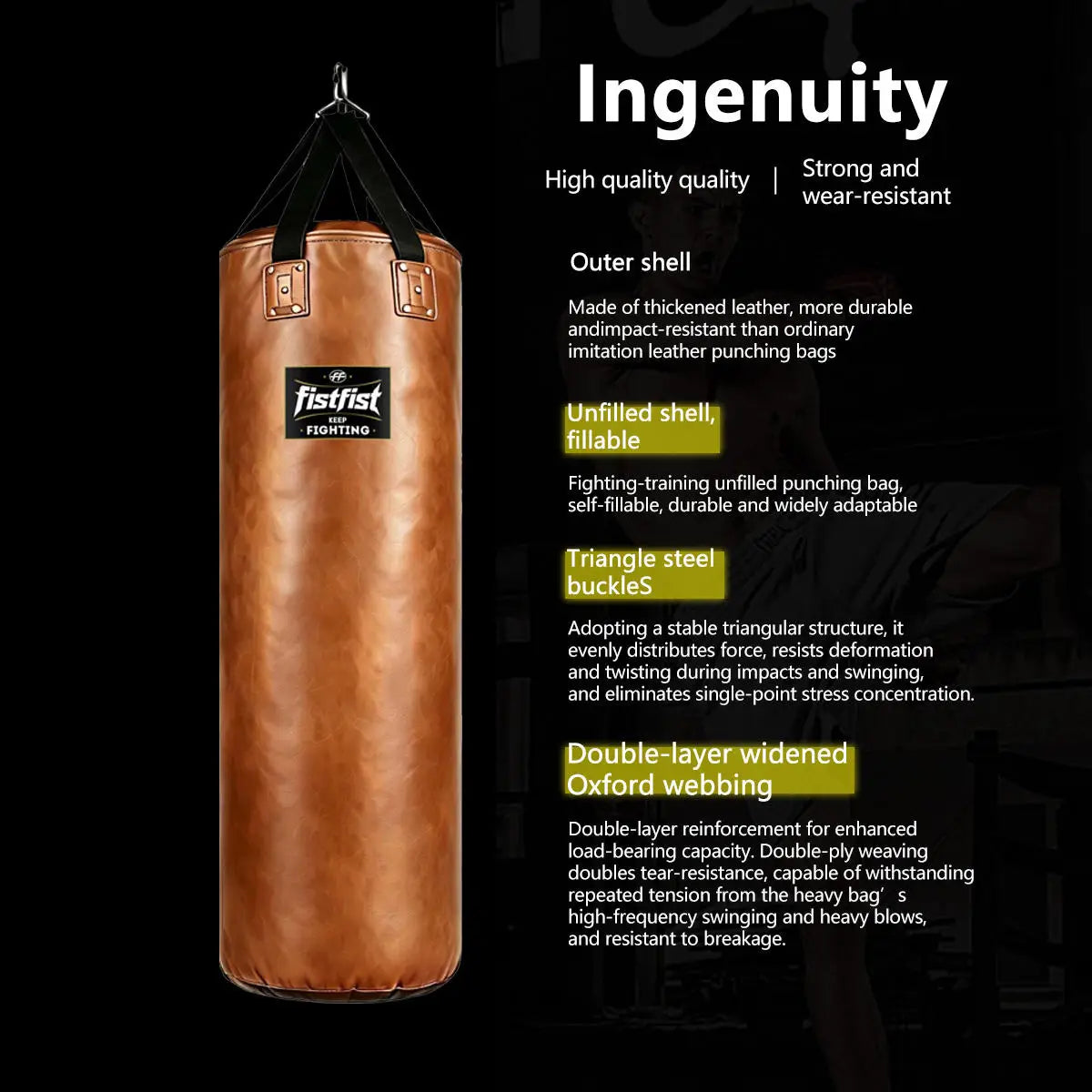 Saco de Boxeo Retro de Fibra Ultrafina con Patrón Personalizable, Saco de Arena de Entrenamiento Cómodo sin Relleno con Cierre de Cremallera