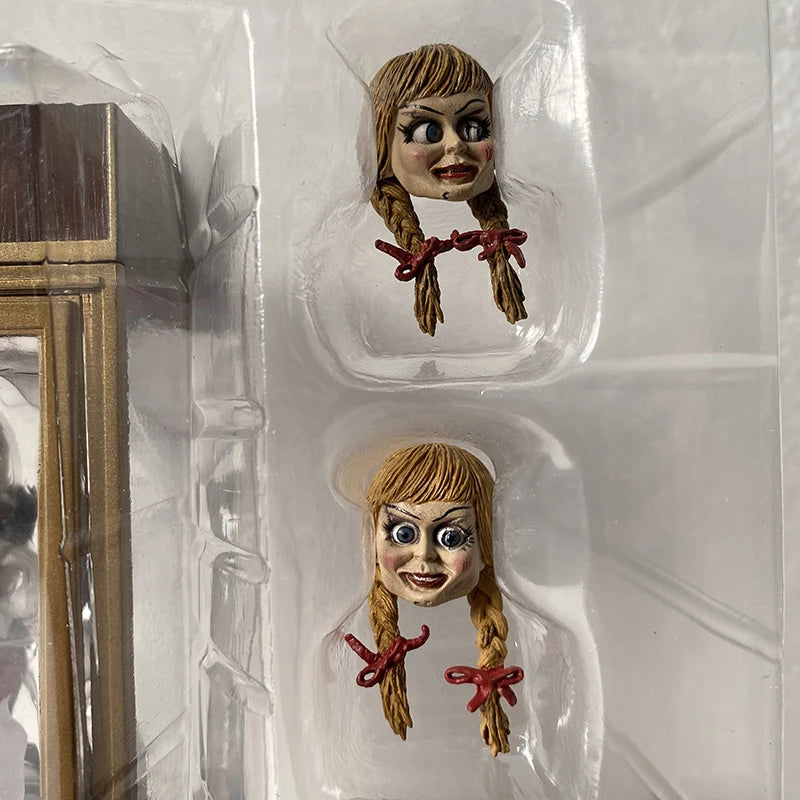 Figura NECA Annabelle Comes Home, figuras de Annabelle, modelo de figura de acción, juguete, muñeca, decoración, regalo, 18 cm, 7 pulgadas