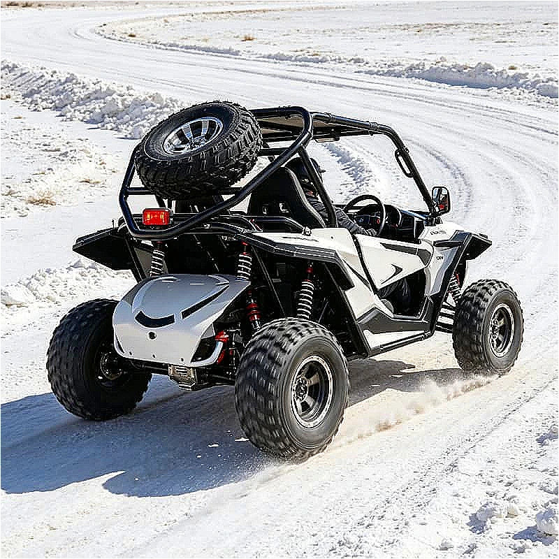 Buggy de Playa para Adultos, 520cc, 4x4, ATV Todoterreno, Transmisión Manual, Suspensión Independiente, para Dunas de Arena Extremas, Personalizado