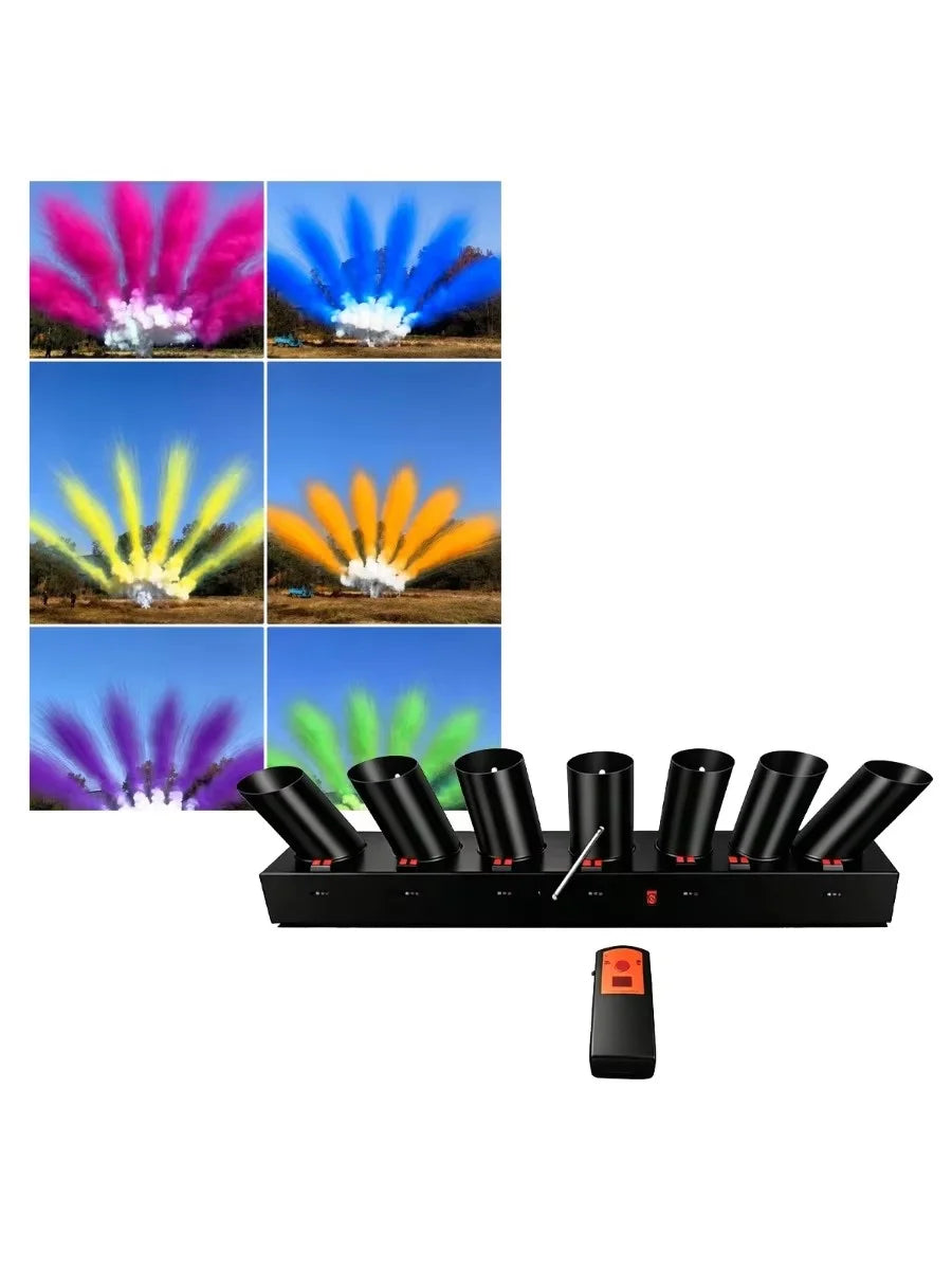 Máquina de Chispas Pirotécnicas Frías con Control Remoto para Bodas, Fiestas, Celebraciones al Aire Libre y Revelación de Género