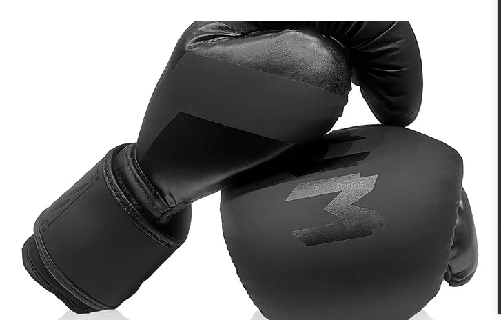 Guantes de Boxeo Transpirables de Cuero PU para Niños y Adultos, 12oz, 14oz, 16oz, Guantes de Entrenamiento Profesional para Taekwondo y Muay Thai