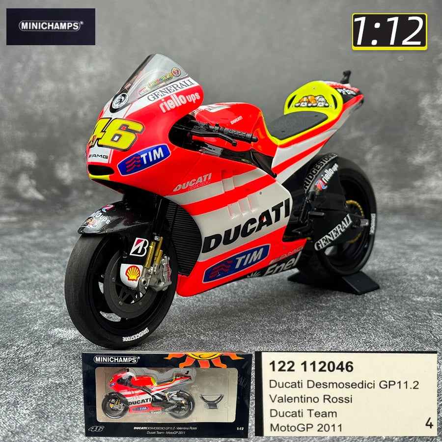 Minichamps 1/12  New FOR YZR-M1  RC213V  GP11 Metal motorcycle model static display collection holiday gifts