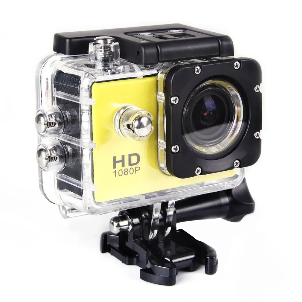 Cámara de acción Digital impermeable de 2,0 "HD 1080P / 24fps cámara de vídeo Sensor CMOS lente gran angular 1080P cámara deportiva Profesional