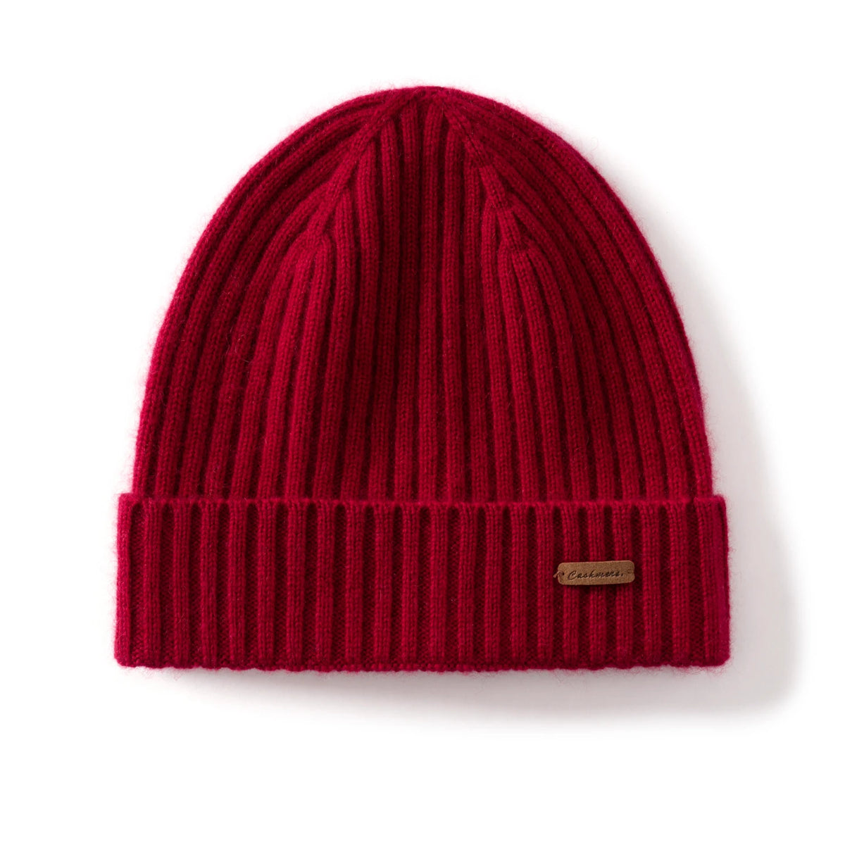 MERRILAMB 100% gorro de Cachemira Natural para mujeres/hombres, gorro suave y cálido para exteriores, gorro acanalado para invierno, gorros de punto informales Unisex sólidos