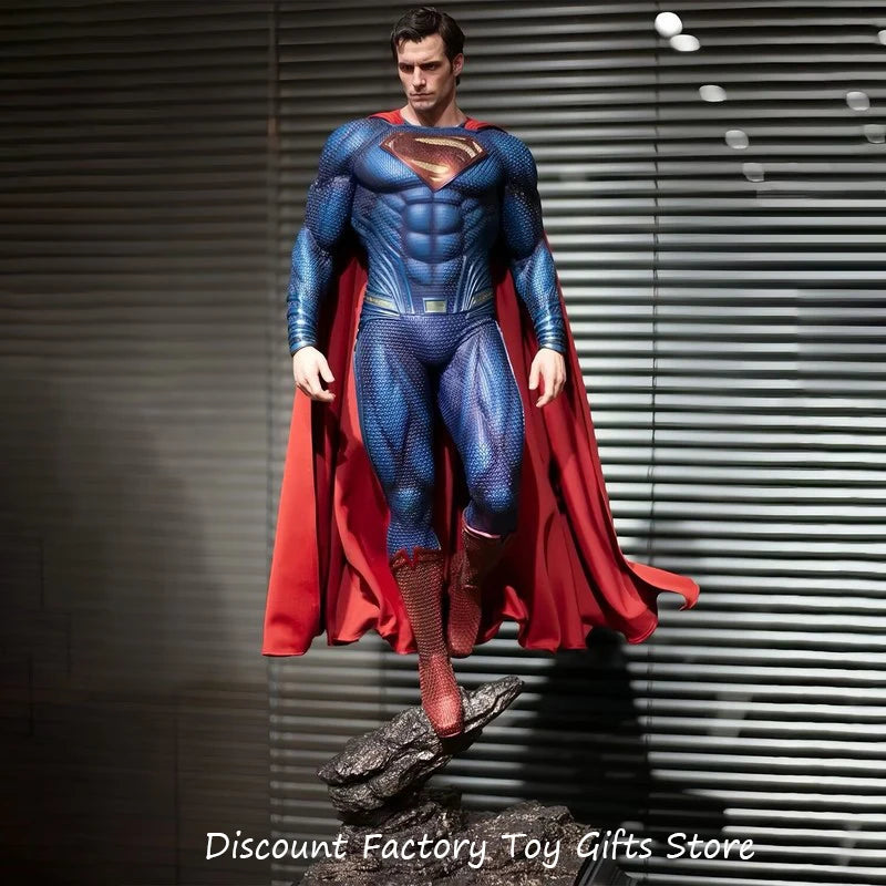 Estatua de resina JND Superman, figura coleccionable a escala de 50 cm, accesorio de anime, decoración para el hogar, colección para adultos, regalo perfecto