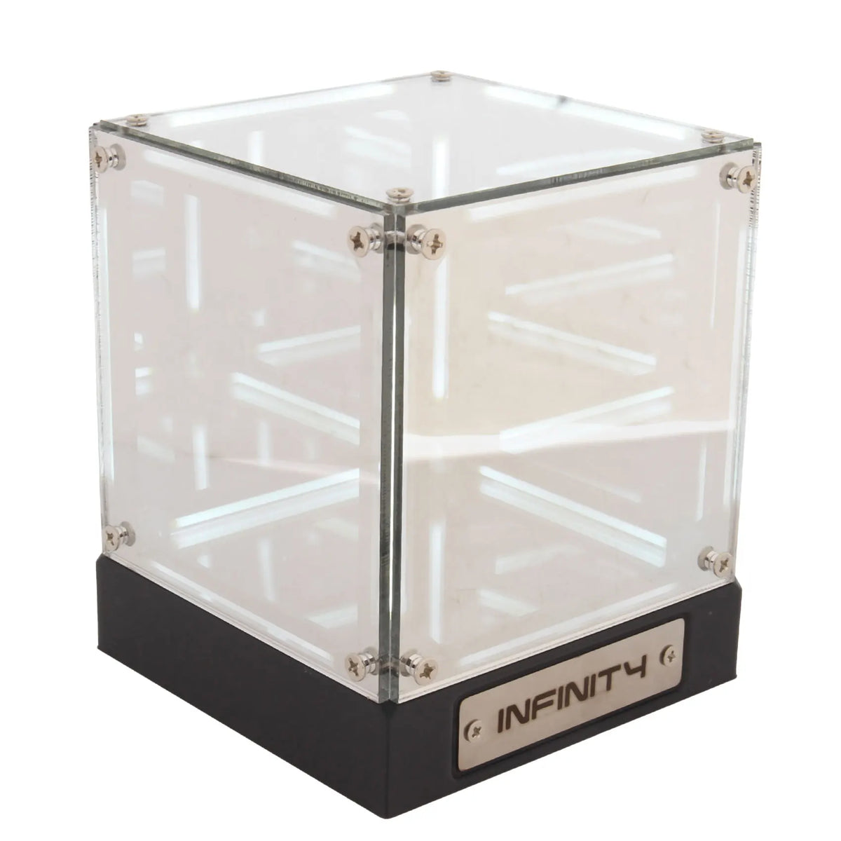 Caja de luz LED ABUI Hypercube, vitrina de figuras para lámpara de mesa inalámbrica DIY, adorno de túnel de abismo 4D, luz blanca