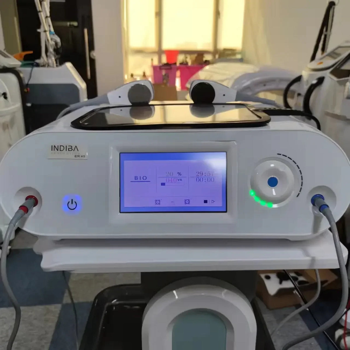 Máquina INDIBA para Adelgazar y Reafirmar el Cuerpo, TECARTERAPIA, Penetra 12 cm Debajo de la Piel, Cuidado de la Salud Profundo, Spa y Máquina de 448 khz