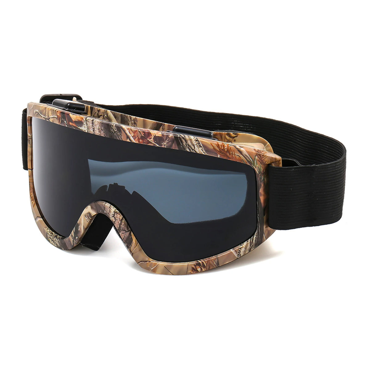 Gafas de esquí con montura grande y lentes de colores, anticolisión y antirreflejos, ideales para deportes al aire libre, nieve y snowboard.