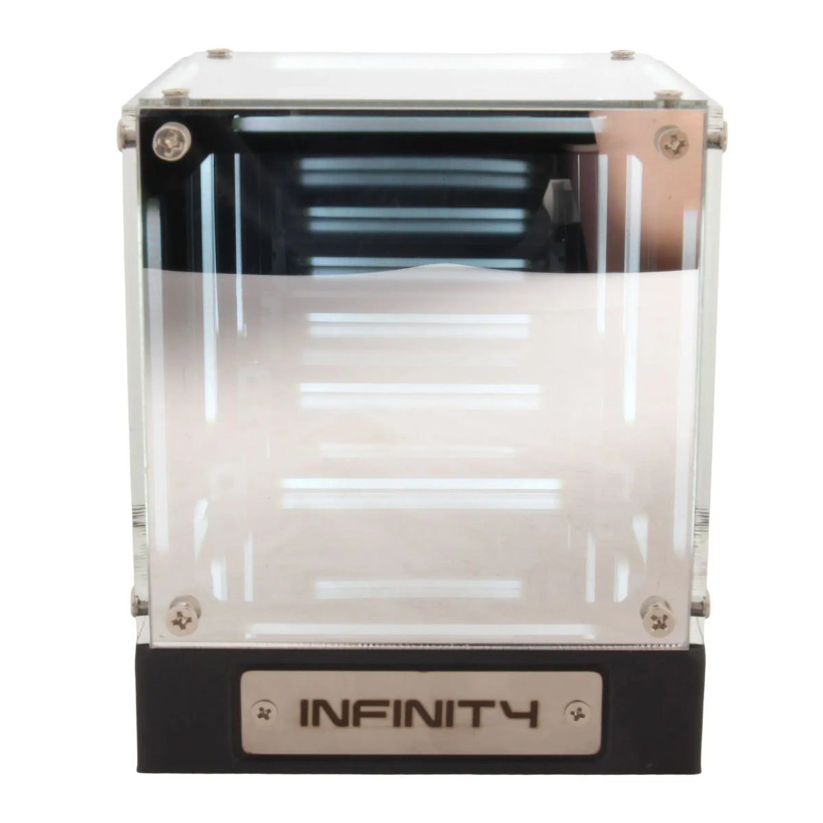 Caja de luz LED ABUI Hypercube, vitrina de figuras para lámpara de mesa inalámbrica DIY, adorno de túnel de abismo 4D, luz blanca