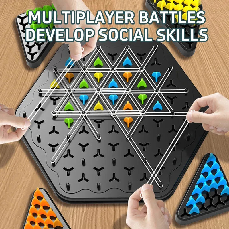 Juego de mesa de ajedrez triangular Splendor Duel, juego de estrategia para niños y adultos, juego familiar divertido, juguetes de juego de mesa de lógica