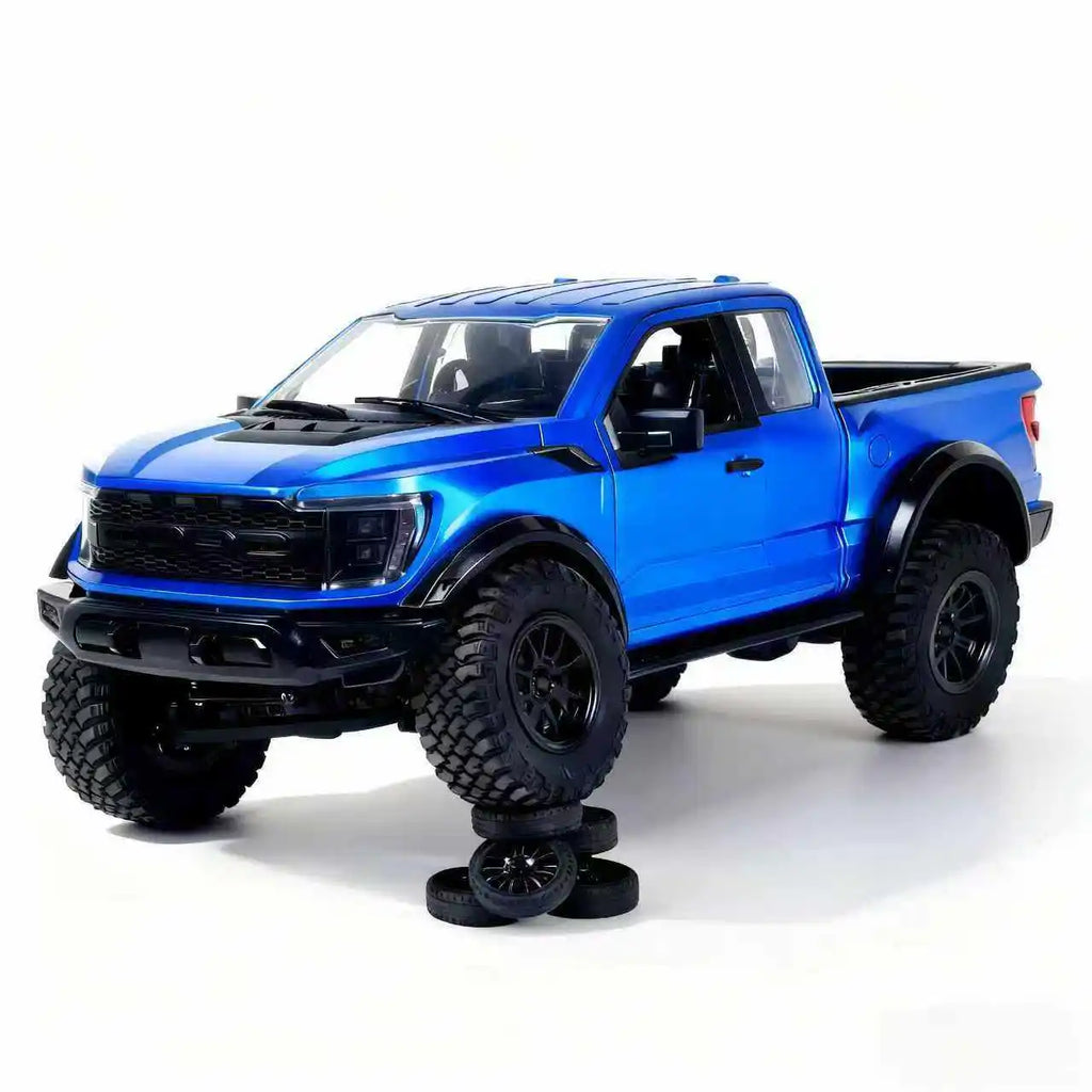Camioneta Todoterreno F-150 4WD RC 1:12, 2.4G, Resistente a Salpicaduras, con Luces LED, Eje de Transmisión de Metal, RTR, Juguete de Control Remoto