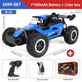 Monster truck a control remoto a escala 1:16, coche RC todoterreno de alta velocidad de 20 km/h con luces LED, regalo duradero para adultos y niños, listo para usar