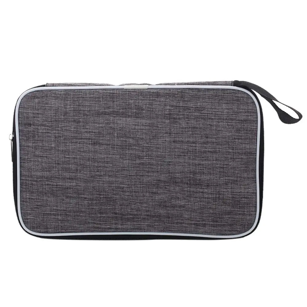 Funda protectora profesional para entrenamiento, estuche para palas de ping-pong, bolsa para raquetas de tenis de mesa con cinturón, capacidad para una sola pala.