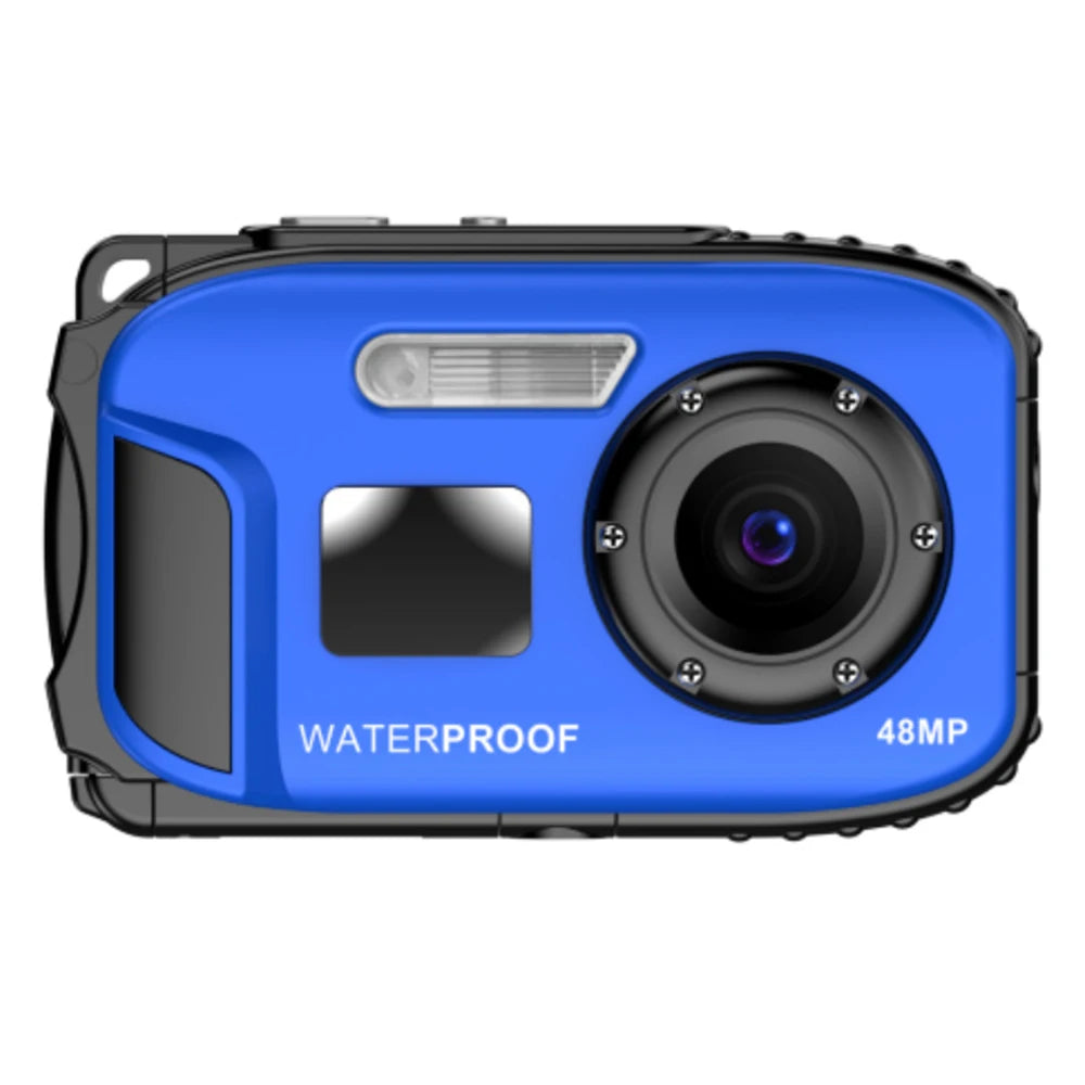 Cámara Subacuática HD 1080P, Cámara Impermeable IP68 para Snorkel, Resistente al Polvo, Flotante, Autoenfoque, Cámara Digital de 48MP, Regalo de Cumpleaños