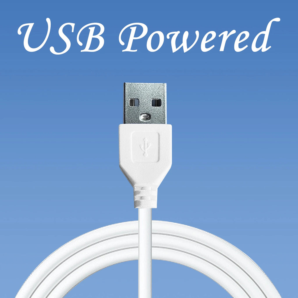 Cable USB para letrero de neón, conector USB y cable blanco