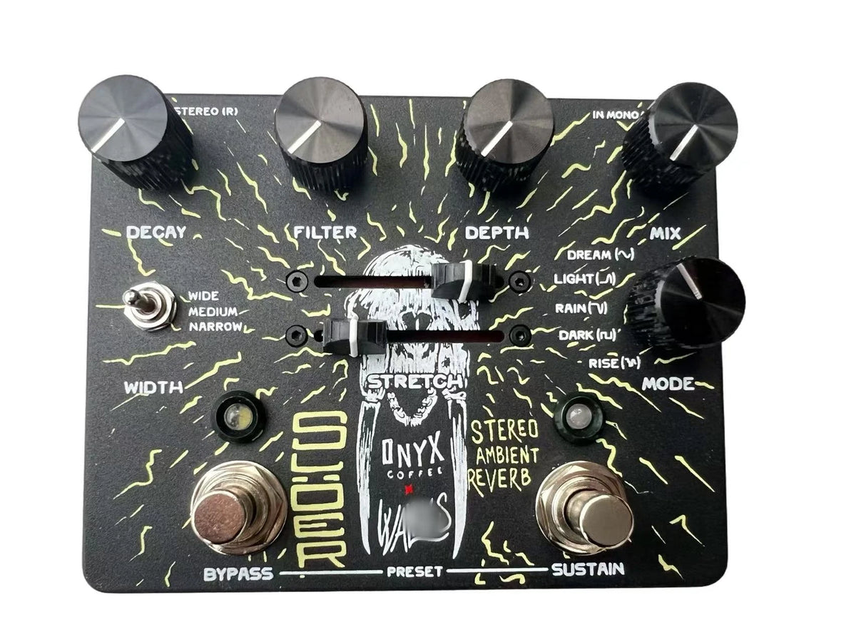 SLOER REVERB DELAY Pedal de Efectos para Guitarra, Pedal de Reverberación SLOER REVERB XDBNZ