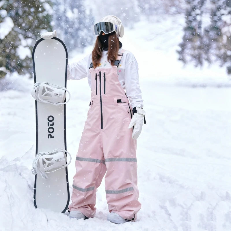 Pantalones de Nieve Unisex 2026, Impermeables, Resistentes al Viento, Talla Grande, para Snowboard y Actividades al Aire Libre