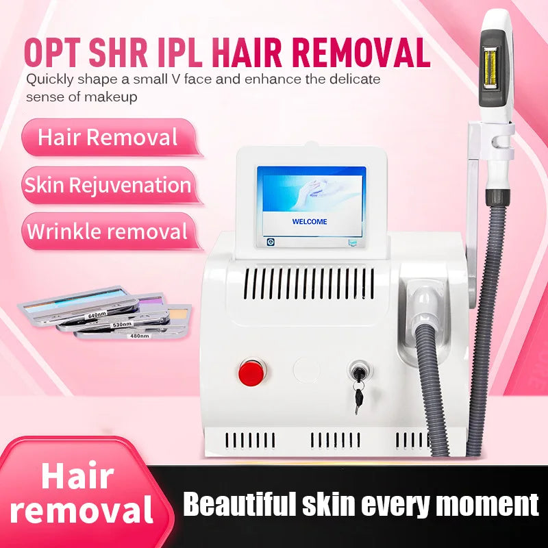 Nueva Máquina Portátil de Depilación Láser de Diodo, Dispositivo IPL Profesional, Depiladora Permanente e Indolora para Cuerpo y Rostro, para Salón de Belleza
