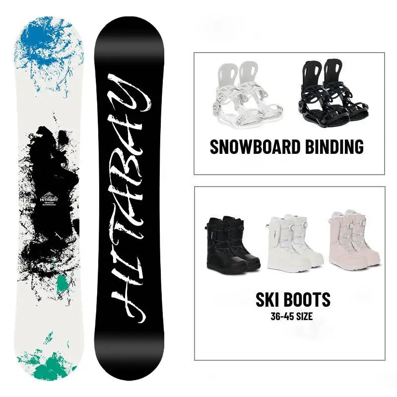 Equipo de Esquí: Snowboard con Fijaciones y Botas, Precio de Fábrica, Personalizable
