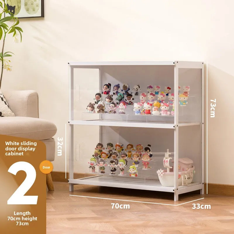 Vitrina expositora multifuncional para el hogar, caja transparente a prueba de polvo para modelos de juguete y figuras de colección (blind box)